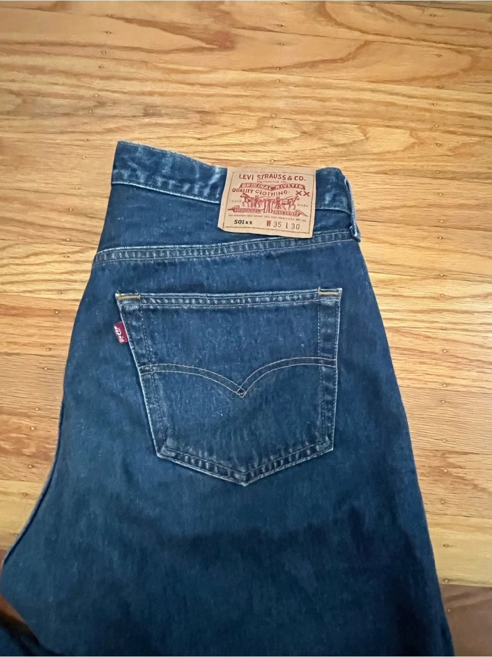 Levi's Men's Straight Leg Jeans in Dark Blue